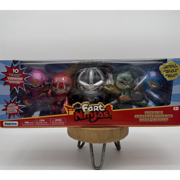 Funrise Fart Ninjas 5 Pack Farty-Pack Christmas - Picture 1 of 2